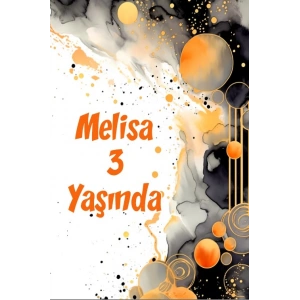 Baloncuklar Temalı Doğum Günü Afişi 35X50 cm