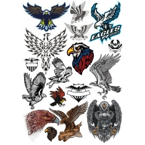 Kartal Eagle Sticker Set-10 15 Parça Telefon, Tablet, Defter, Laptop Sticker