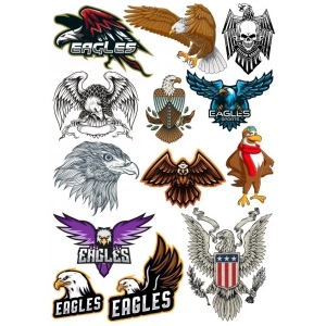 Kartal Eagle Sticker Set-12 15 Parça Telefon, Tablet, Defter, Laptop Sticker