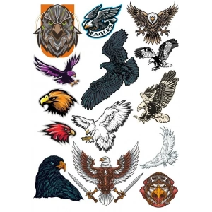 Kartal Eagle Sticker Set-3 14 Parça Telefon, Tablet, Defter, Laptop Sticker