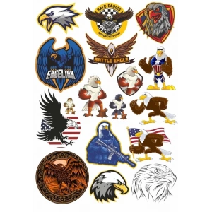 Kartallar Sticker Set 20 Parça Telefon, Tablet, Defter, Laptop Sticker