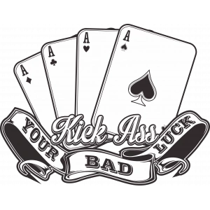 Kartlar Sticker 10x10 cmRenkli Sticker