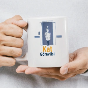 Kat Görevlisi İsme Özel Kupa
