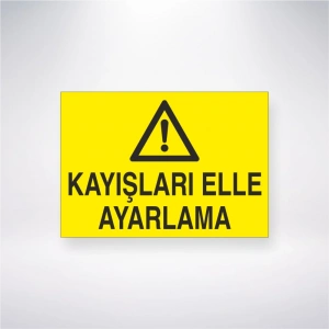 Kayışları Elle Ayarlama Sticker 20X28 Cm