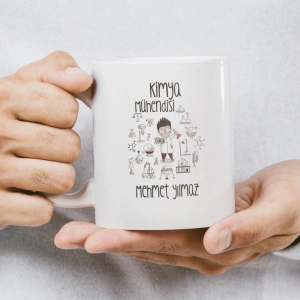 Kimya Mühendisi İsme Özel Kupa