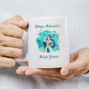 Kimya Mühendisi İsme Özel Kupa