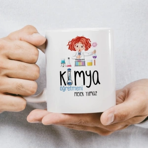 Kimya Öğretmeni İsme Özel Kupa