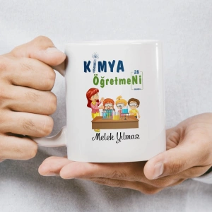 Kimya Öğretmeni İsme Özel Kupa