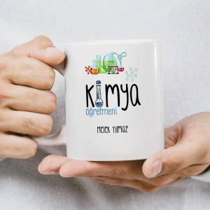 Kimya Öğretmeni İsme Özel Kupa