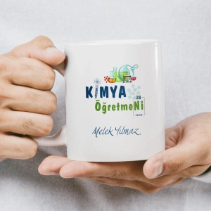 Kimya Öğretmeni İsme Özel Kupa