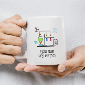 Kimya Öğretmeni İsme Özel Kupa