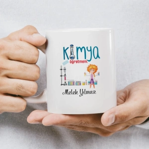 Kimya Öğretmeni İsme Özel Kupa