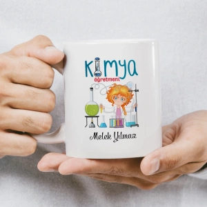 Kimya Öğretmeni İsme Özel Kupa