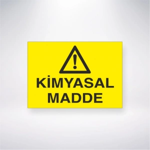 Kimyasal Madde Sticker 20X28 Cm