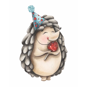 Kirpi Duvar Stickerı