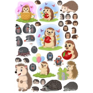 Kirpi Sticker Set 20 Parça Telefon, Tablet, Defter, Laptop Sticker