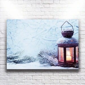 Kışın Ateşi Kanvas