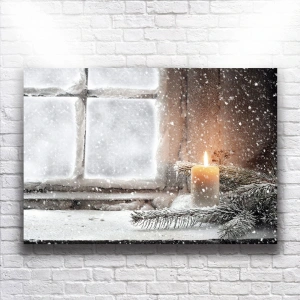 Kışın Ateşi Kanvas