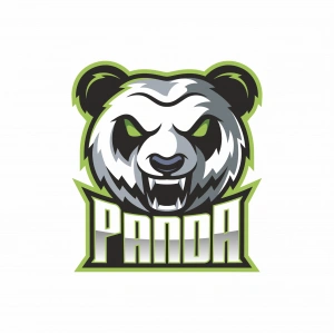 Kızgın Panda Sticker 10x10 cmRenkli Sticker