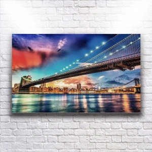 Köprü Ve Şehir Kanvas