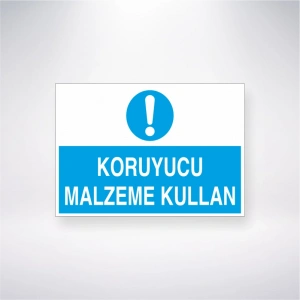 Koruyucu Malzeme Kullan Sticker 20X28 Cm