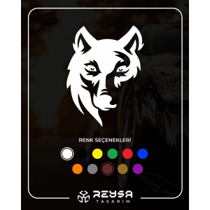 Kurt Sticker 17x17 Cm Beyaz