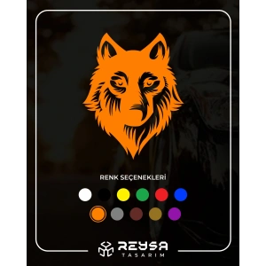 Kurt Sticker17x17 Cm Turuncu