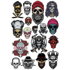 Kuru Kafa İsklet Sticker Set-11 21 Parça Telefon, Tablet, Defter, Laptop Sticker