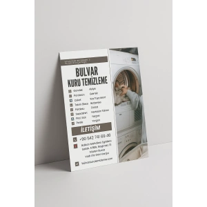 Kuru Temizleme Tanıtım Broşürü