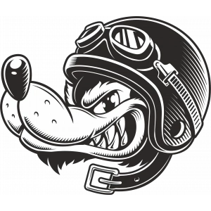 Köpek Sticker 5 10x10 cmRenkli Sticker