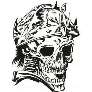 Taçlı Kuruakfa Sticker 26 10x10 cmRenkli Sticker