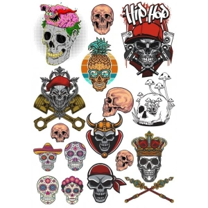 Kurukafa Sticker Set-1 13 Parça Telefon, Tablet, Defter, Laptop Sticker