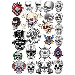 Kurukafa Sticker Set 13 20 Parça Telefon, Tablet, Defter, Laptop Sticker