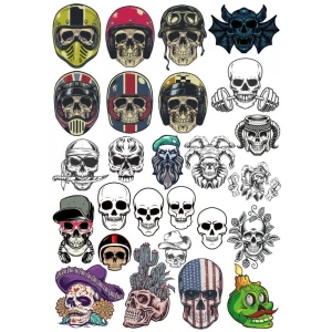 Kurukafa Sticker Set 14 20 Parça Telefon, Tablet, Defter, Laptop Sticker