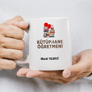 Kütüphane Öğretmeni İsme Özel Kupa
