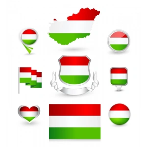 Macaristan Sticker Set