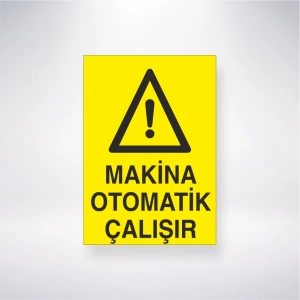 Makine Otomatik Çalışır Sticker 20X28 Cm