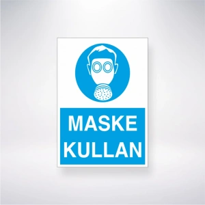 Maske Kullan Sticker 20X28 Cm