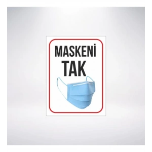Maskeni Tak Sticker 20X28 Cm