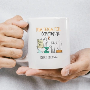 Matematik Öğretmeni İsme Özel Kupa