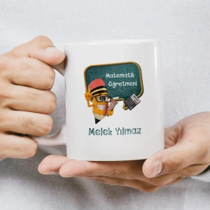 Matematik Öğretmeni İsme Özel Kupa