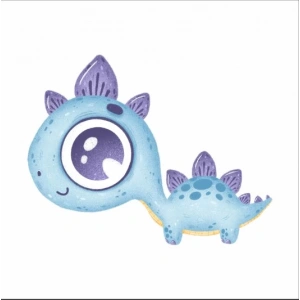 Mavi Dinazor Duvar Sitcker