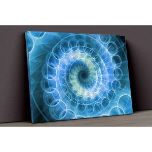 Mavi Işıklı Kanvas