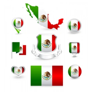 Meksika Sticker Set