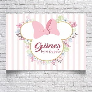 Mickey Mouse Temalı Doğum Günü Afişi 50X70 cm