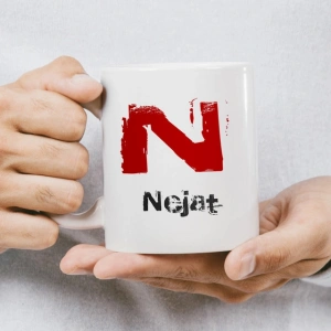 N Harfi İsme Özel Kupa