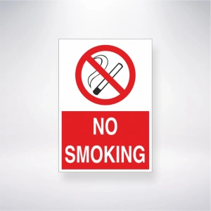 No Smoking Sticker 20X28 Cm