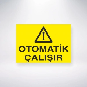 Otomatik Çalışır Sticker 20X28 Cm