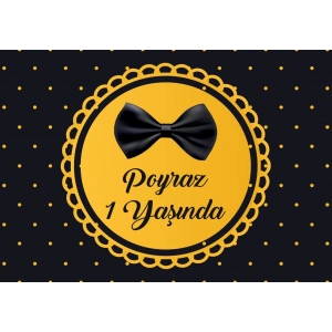 Papyon Temalı Doğum Günü Afişi 50X70 cm