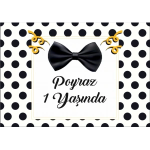 Papyon Temalı Doğum Günü Afişi 70X100 cm